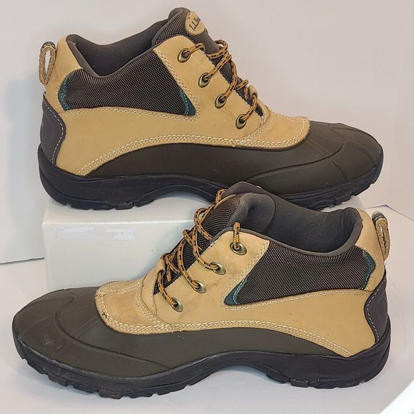L.L. Bean Men's (13M) Brown Tan TEK 2.5 Storm Chaser Waterproof Ankle Duck Boots - Picture 3 of 13